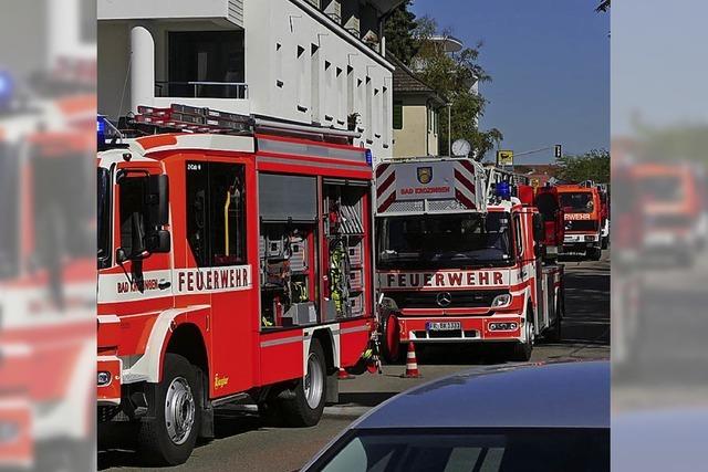 Feuerwehreinsatz in einer Tiefgarage in Bad Krozingen