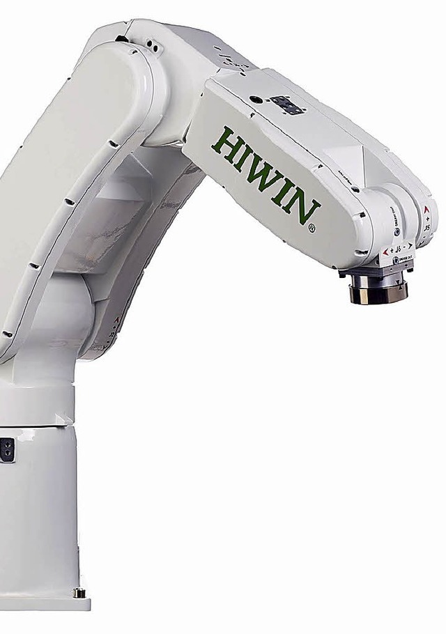 Dauerleihgabe von Hiwin: ein Roboterarm   | Foto: Hochschule