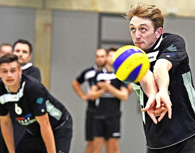 Baggern jetzt in der Regionalliga den ...ie Volleyballer der neue SG BEG United  | Foto: Achim Keller