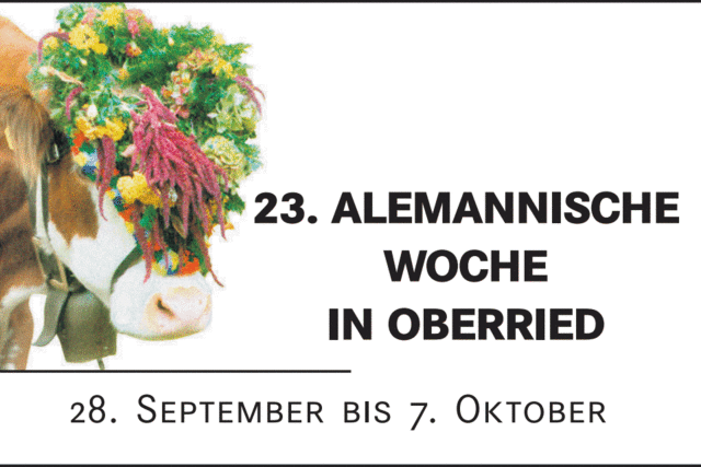 Alemannische Woche in Oberried beginnt