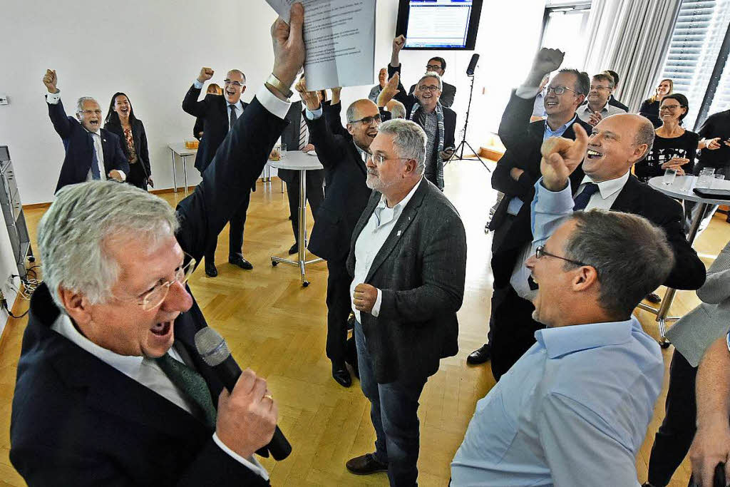 Die Uni Freiburg feiert ihren Erfolg in der Exzellenzinitiative