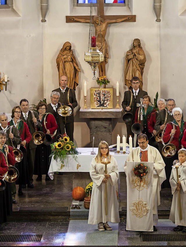 Der Erntedankgottesdienst in der Eschbacher Kirche St. Agnes ist ein Erlebnis.   | Foto: Archivfoto: Privat