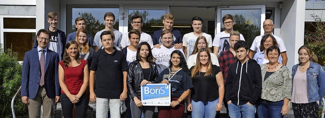 <BZ-FotoAnlauf>Gute Vorbereitung </BZ-...erhielt dafr jetzt das Boris-Siegel.   | Foto: Schule