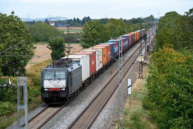 Extra Haushaltsmittel fr Rheintalbahnausbauplanung in Mllheim