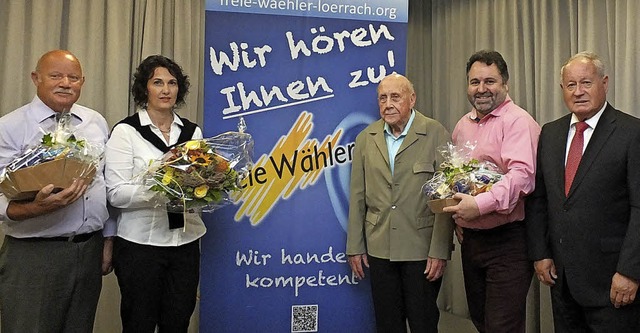 Hans-Peter Pichlhfer, Katja Lehmann, ...orsitzender Werner Lacher (von links)   | Foto: Martina David-Wenk