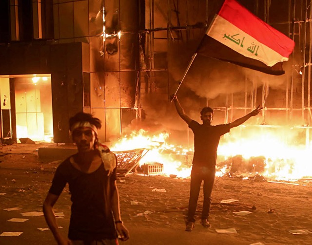 Proteste in Basra gegen die Regierung  | Foto: dpa
