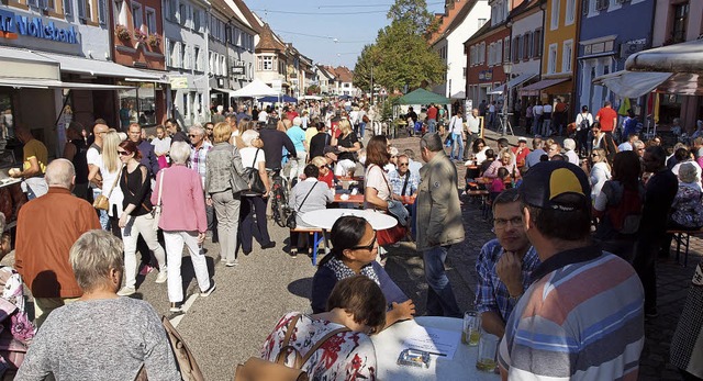 Viel los am Sonntag beim &#8222;Kenzinger Herbst&#8220;   | Foto: Michael Haberer