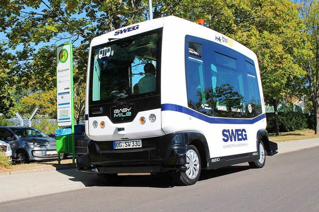 Der autonome Bus  | Foto: Sweg