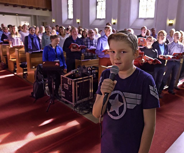 Marvin Leibenau ist als junger Luther schon ein alter Hase  | Foto: Rita Eggstein