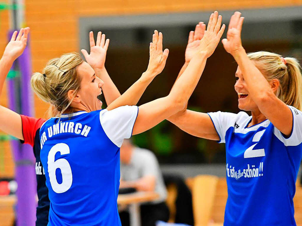 Impressionen rund um den 3:1-Erfolg des VfR Umkirch im sdbadischen Volleyball-Derby der Dritten Liga gegen den TV Villingen.