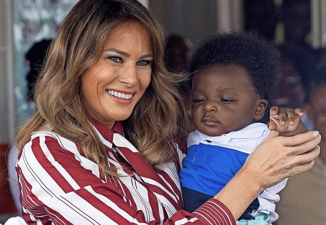 Melania Trump zu Besuch in Accra, Ghana  | Foto: afp