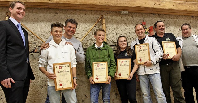 Oberried feiert seine erfolgreichen Sp..., Johannes Zipfel und Michael Zipfel.   | Foto: Erich Krieger