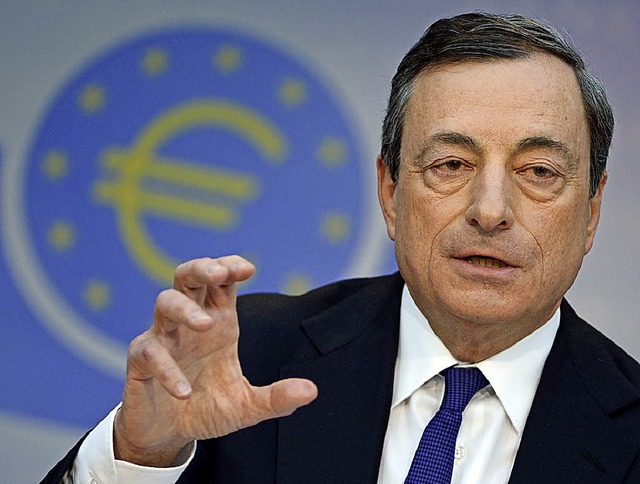 Zentralbank-Chef Mario Draghi bekommt Rckenwind aus Luxemburg.   | Foto: dpa