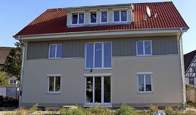 Das kommunale Wohnhaus in Fischingen ist fast fertig.  | Foto: Cremer