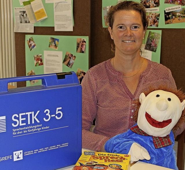 Stephanie Scherer ist in den stdtisch...Sprachfrderung der Kinder zustndig.   | Foto: Stadt Ettenheim