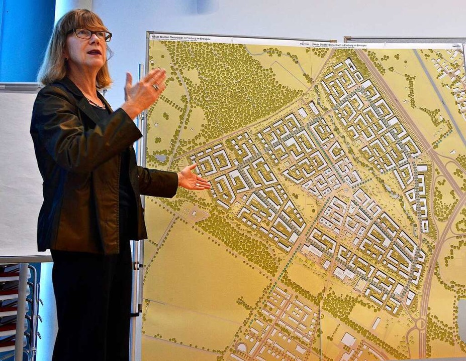 Grnzge und sechs Quartiere: Christa ...reiburger Architekturbros begeistert.  | Foto: Michael Bamberger