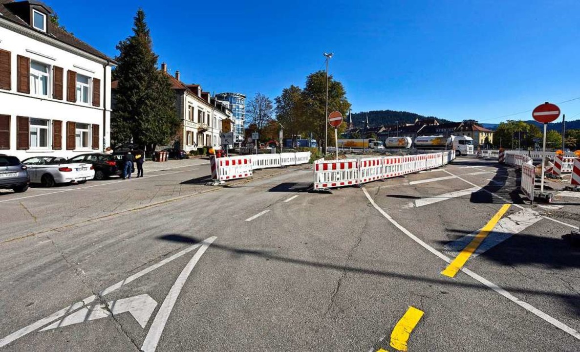 Die Anbindung  der Faulerstrae an Zub...ter anderem entsteht ein Kreisverkehr.  | Foto: Michael Bamberger