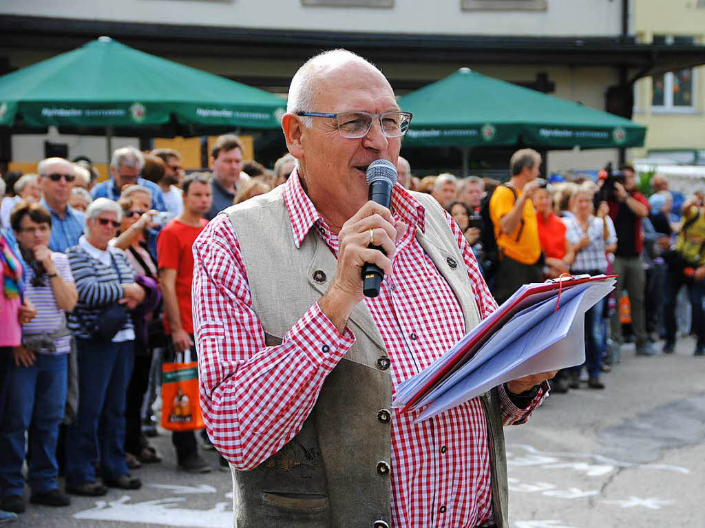 Volksfest mit Bulldogparade, Blasmusik, geschmckten Vierbeinern und tausenden Besuchern – das ist der Viehabtrieb in Oberried.