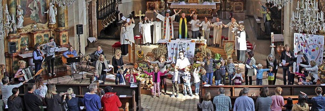 Premiere am Sonntag in Riegel:  Erstma... Erntedankfest kumenisch gefeiert.     | Foto: Privat