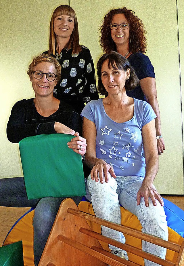 Carolin Fessler, Nicole Treiber (hinte...e Hatt und Marianne Degen (von links).  | Foto: Privat