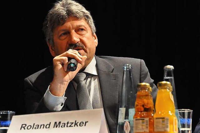 Roland Matzker wird nicht fr einen zweiten Wahlgang zur Verfgung stehen.  | Foto: Nicolai Kapitz