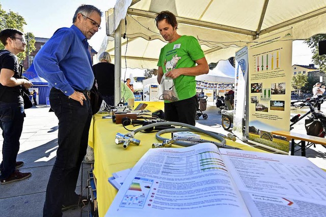 ber Mglichkeiten, Energie zu sparen ...mierten Experten auf dem Mitmachmarkt.  | Foto: Michael Bamberger