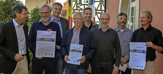Die Macher der Energietage (von links)...tle, Gottfried Reinbold und Jrg Bold.  | Foto: DEcoux-Kone