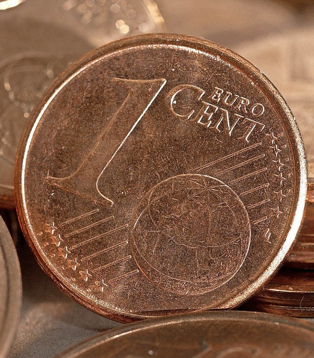 Jeder Cent zhlt &#8211; auch bei der Bank.    | Foto: dpa