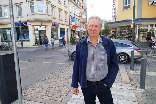 Lutz Knakrgge glaubt immer noch an di...g und Demokratie aufstellen zu knnen.  | Foto: Peter Gerigk