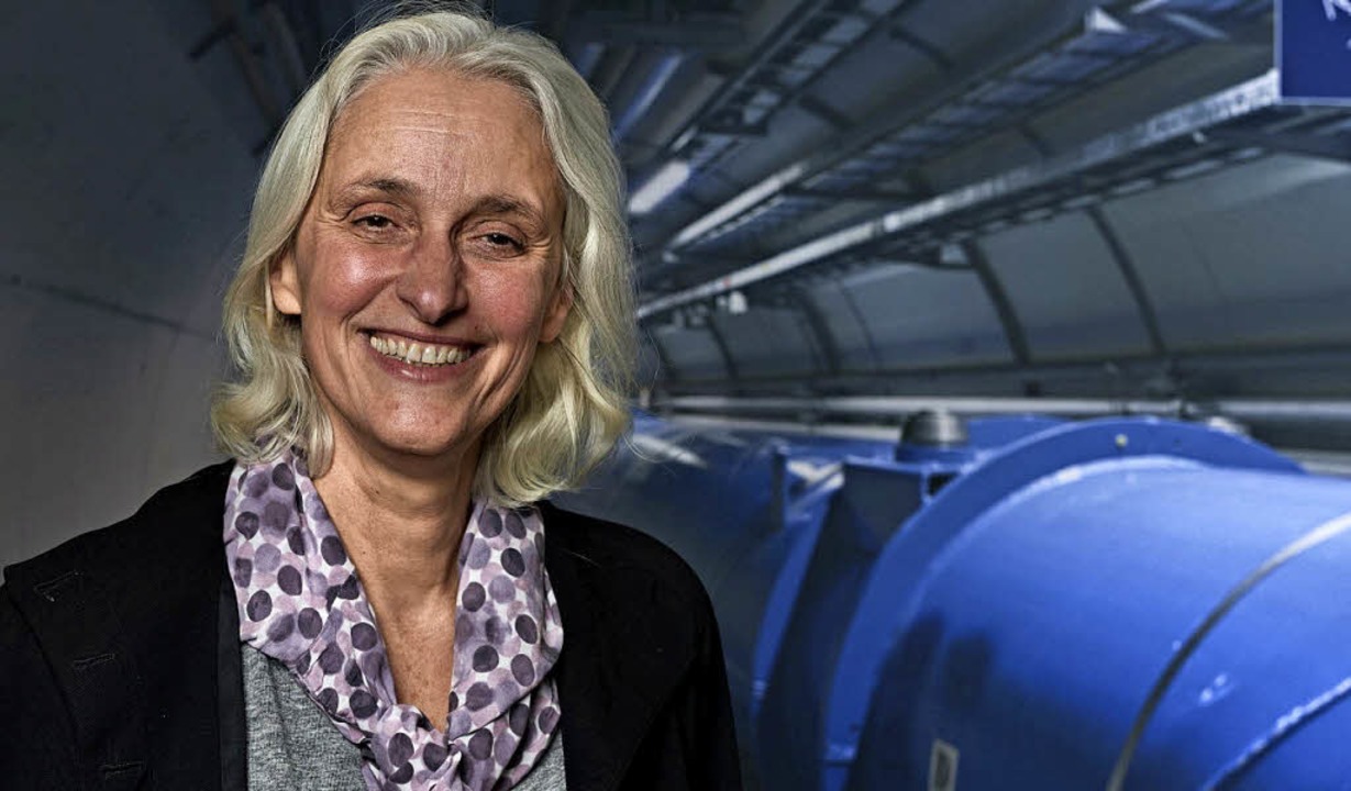 Ursula Bassler in den Tunneln des CERN bei Genf   | Foto: CERN