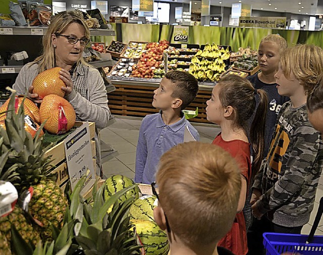 <BZ-FotoAnlauf>Schulaktion:</BZ-FotoAn...undes Essen macht fit fr die Schule.   | Foto: Edeka