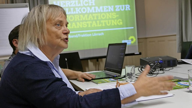 Fraktionsvorsitzende Margarete Kurfe wei, was Gemeinderte zu leisten haben.   | Foto: Kathrin Ganter