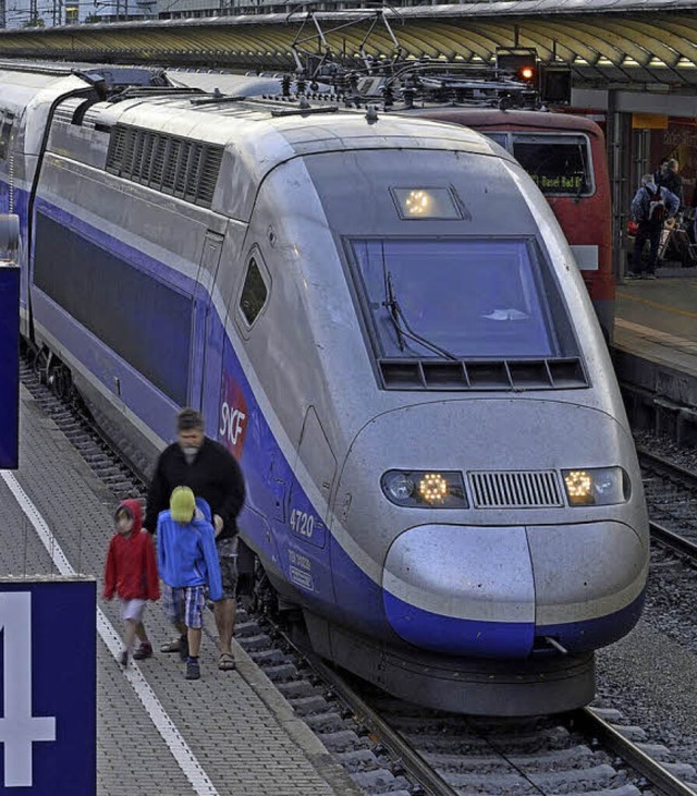Der TGV hlt ab Dezember sechsmal in der Woche  in Lahr.   | Foto: M. Bamberger