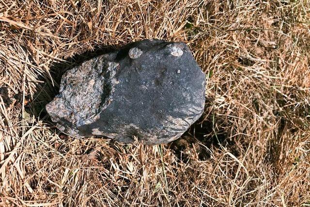 Sammler finden Bruchstücke eines Meteoriten bei Renchen