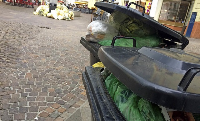 Wenn 2019 die Biotonne eingefhrt wird...Das gefllt einigen Kreisrten nicht.   | Foto: Juliane Schlichter