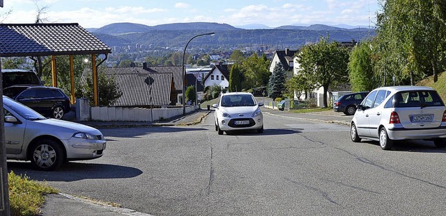 Ein Zebrastreifen fr die Kapfbhlstrae wird geprft.   | Foto: Petra Wunderle