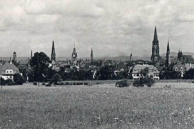 &#8222;Das Dorf hat Dcher, die Stadt ...latz zur Innenstadt (Aufnahme um 1920)  | Foto: Augustinermuseum