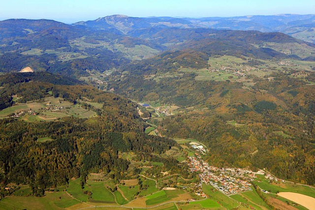 Von Wieslet bis zum Belchen erstreckt ...eue Gemeinde auf 78 Quadratkilometern.  | Foto: Erich Meyer