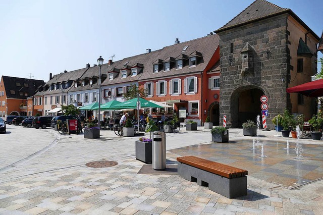 Deutlich aufgewertet wurde der Gutgesellentorplatz durch den Umbau.  | Foto: Agnes Pohrt