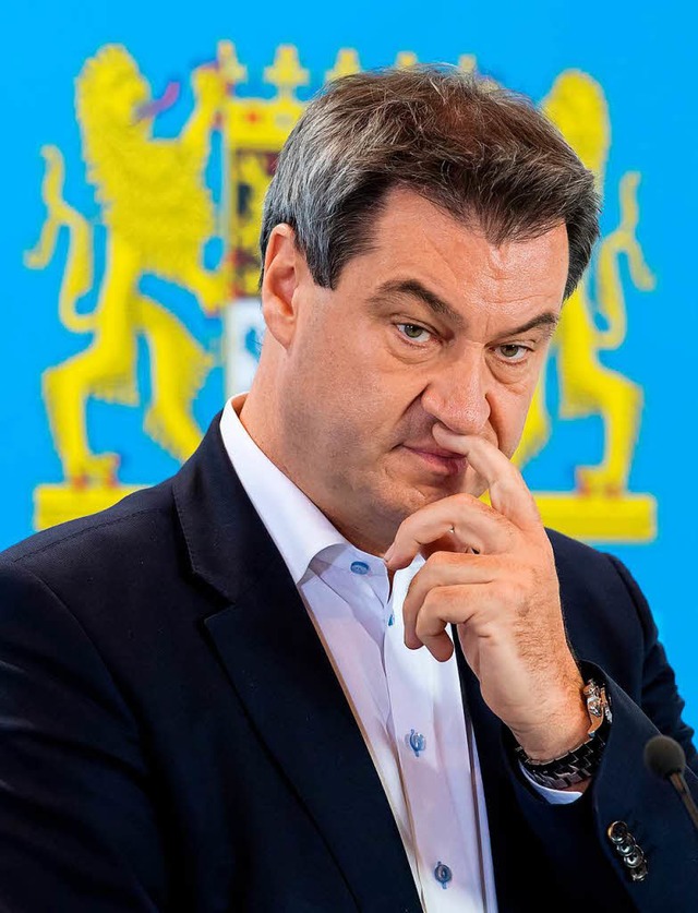 Markus Sder traut den Umfragen nicht.  | Foto: Sven Hoppe