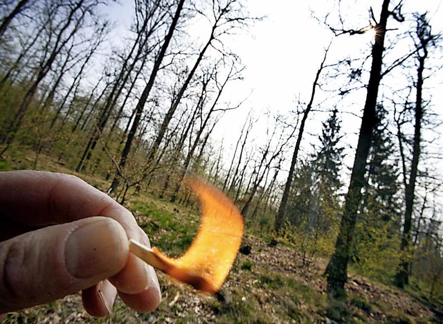 Feuer darf im Wald wieder gemacht werd... man sich an Vorsichtsmanahmen hlt.   | Foto: dpa