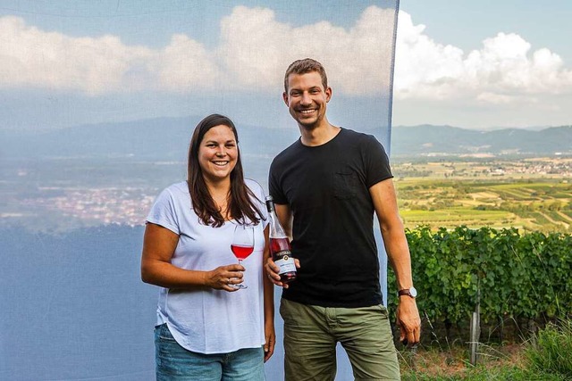 Ein Paar, eine gemeinsame Leidenschaft...nne und Markus Weishaar bauen Wein an.  | Foto: Joss Andres