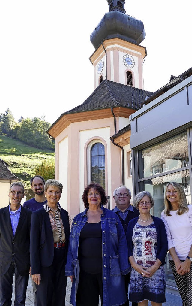 Beim Treffen vor der Klosterkirche in ...h, Elisabeth Gro und Christiane Rcke  | Foto: Nikola Vogt