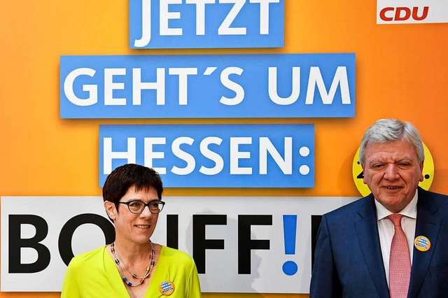 &#8222;Kein Streit, kein Zoff!&#8220; ...er am Montag nach der Bayernwahl aus.   | Foto: DPA