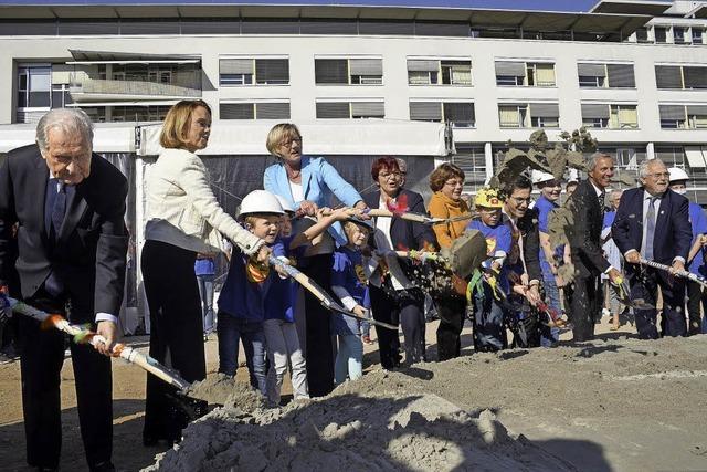 Spatenstich fr die neue Freiburger Kinderklinik