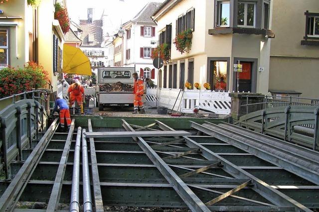 Neuer Belag fr Staufener Neumagenbrcke