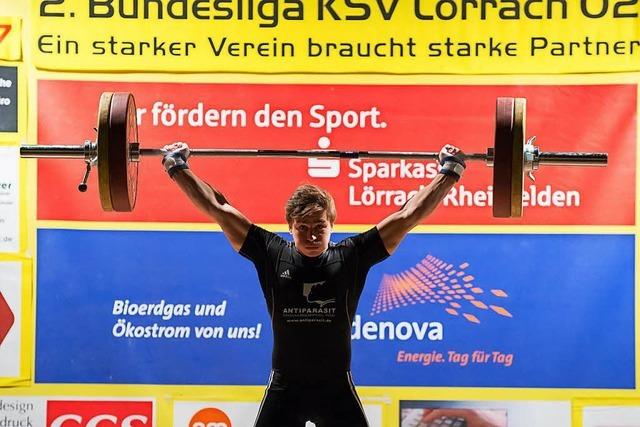 Moritz Huber vom Zweitligisten KSV Lrrach gilt als groes Talent