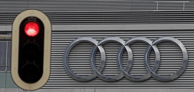 Keine guten Zeiten fr den Autobauer Audi, dessen Logo diese vier Ringe sind.   | Foto: dpa