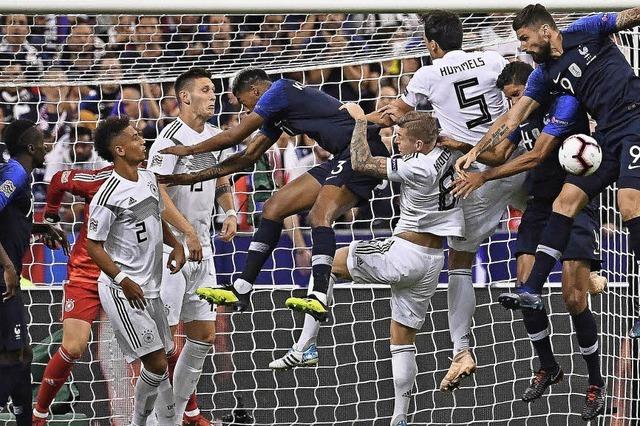 Deutschland verliert 1:2 gegen Weltmeister Frankreich