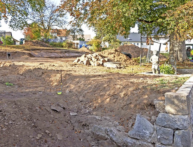 Zur hlinger Ortskernsanierung gehrt auch die Umgestaltung des Kurparks.   | Foto: Wilfried Dieckmann